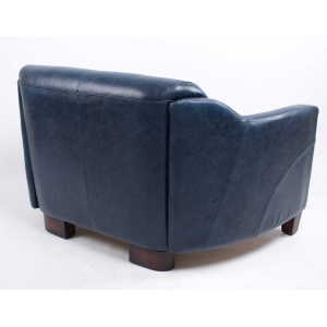 Canapé Gentleman Vintage Bleu 3p