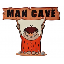 Plaque mural "Man Cave"