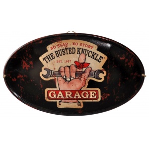 Plaque Ovale "Garage"