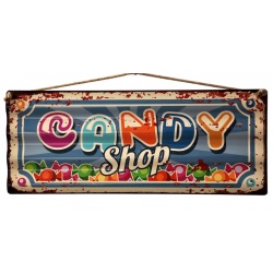 Plaque rectangulaire "Candy"