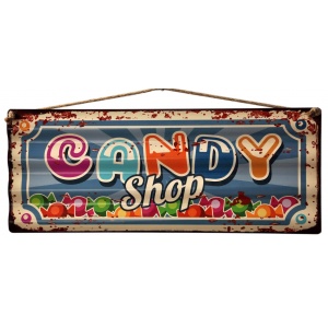 Plaque rectangulaire "Candy"