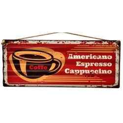 Plaque rectangulaire "coffee"