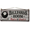 Plaque rectangulaire "billards"