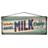 Plaque rectangulaire Milk