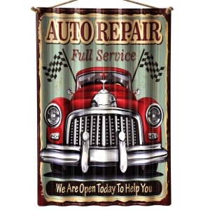 Plaque rectangulaire " Auto Repair"