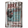 Plaque rectangulaire "BBQ Party"