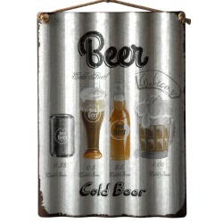 Plaque rectangulaire "Beer"