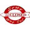 Plaque Murale "Closed"