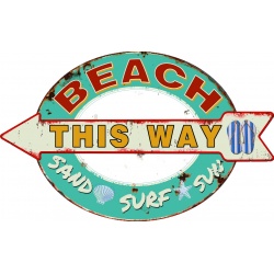 Plaque Murale "Beach"