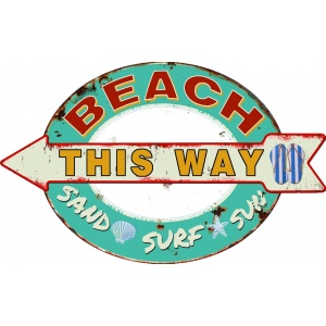 Plaque Murale "Beach"