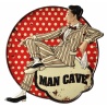 Plaque Mural "Man Cave"