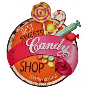 Plaque Mural "Candy"