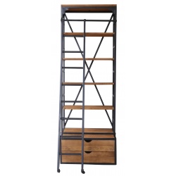 Etagere industrielle à échelles