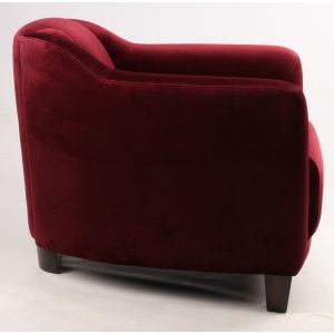 Fauteuil Gentleman Velvet bleu