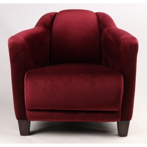 Fauteuil Gentleman Velvet bleu