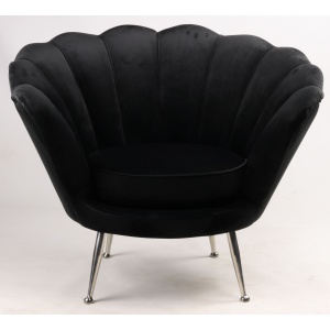 Fauteuils Fleur Noir