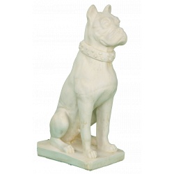 Statue chien boxer