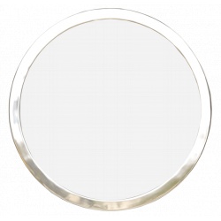 Miroir rond Chrome