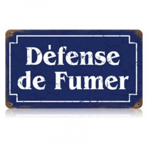 Defense de fumer