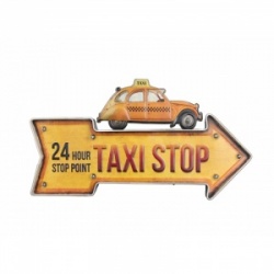 Plaque led voiture Taxi Stop
