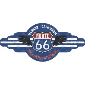 Sujet plaque route 66