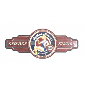 Plaque Service Station réparatrice