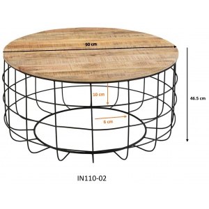 Table basse Industrielle