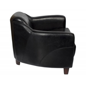 Le Fauteuil Gentleman Noir